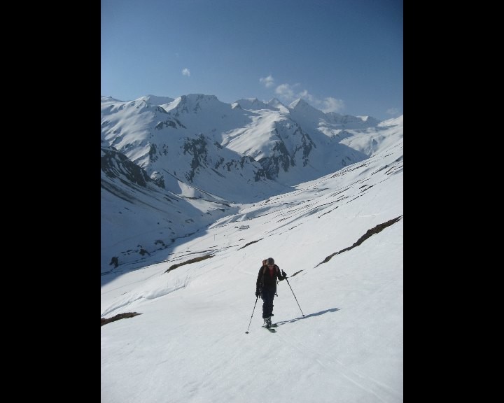 Dans les pentes N-E de Fürggabärg au Tscheischhorn