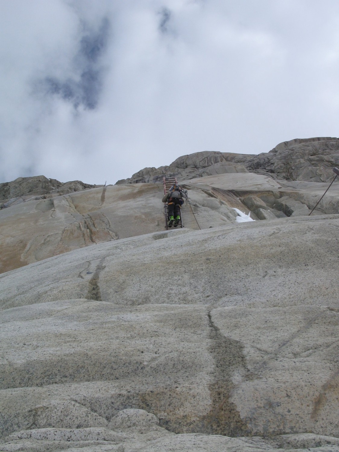 échelles sous l'oberaletschhütte