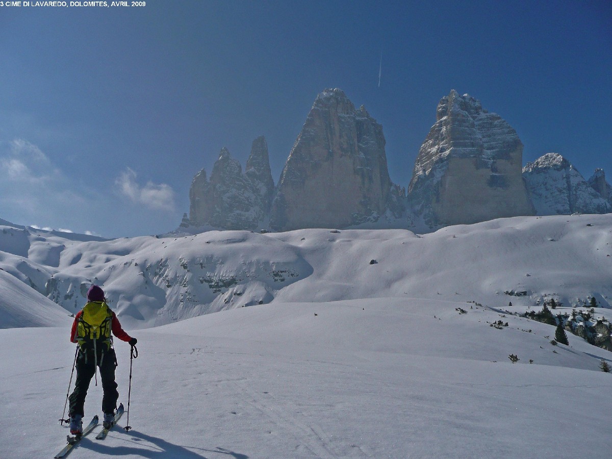 Tre Cime di Lavaredo, vues de la montée au Paternjoch