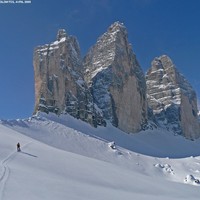 Tre Cime di Lavaredo, vues de la montée au Paternjoch