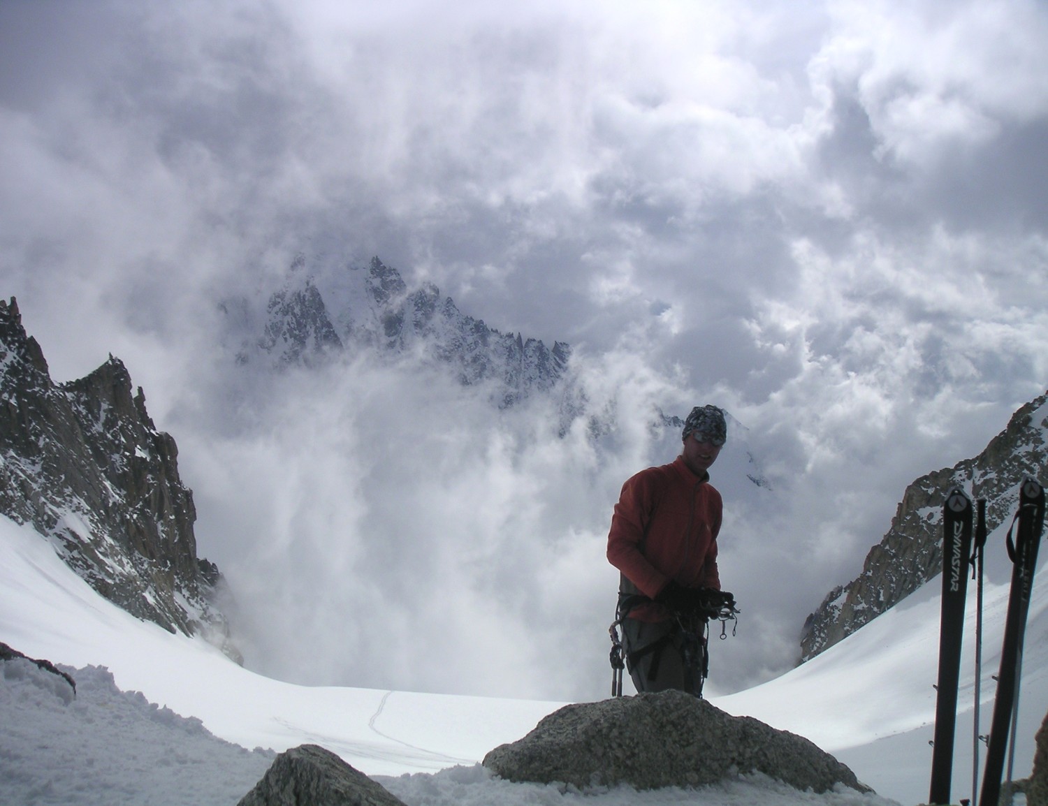 Au Chardonnet, belle descente en perspective !