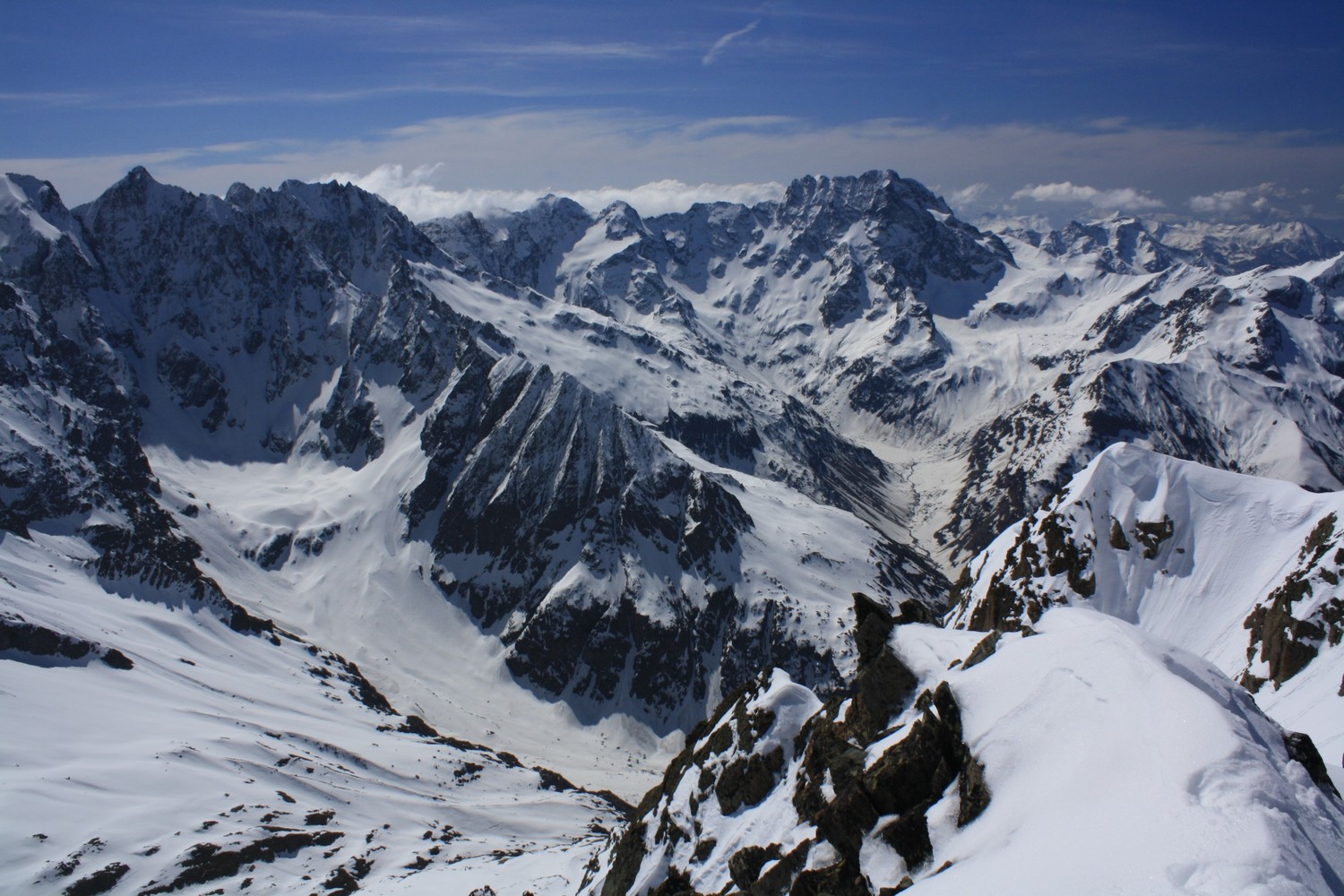 Du Pic Central du Vaccivier, vers le S