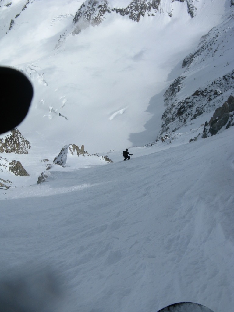 Couloir barbey: partie inférieure