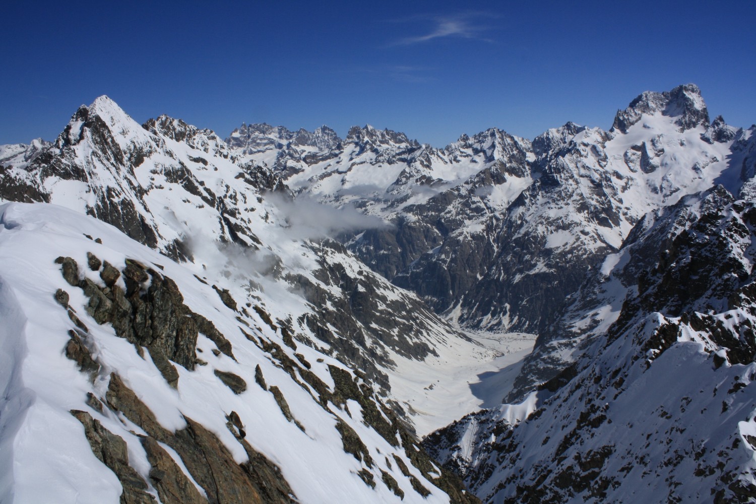 Du Pic Central du Vaccivier, vers le NE