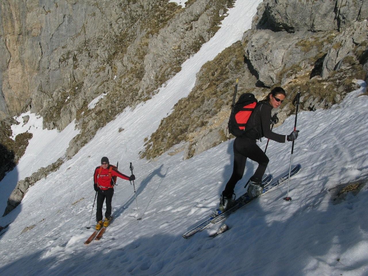 Conversion sous le col de la Pointe du Midi ...