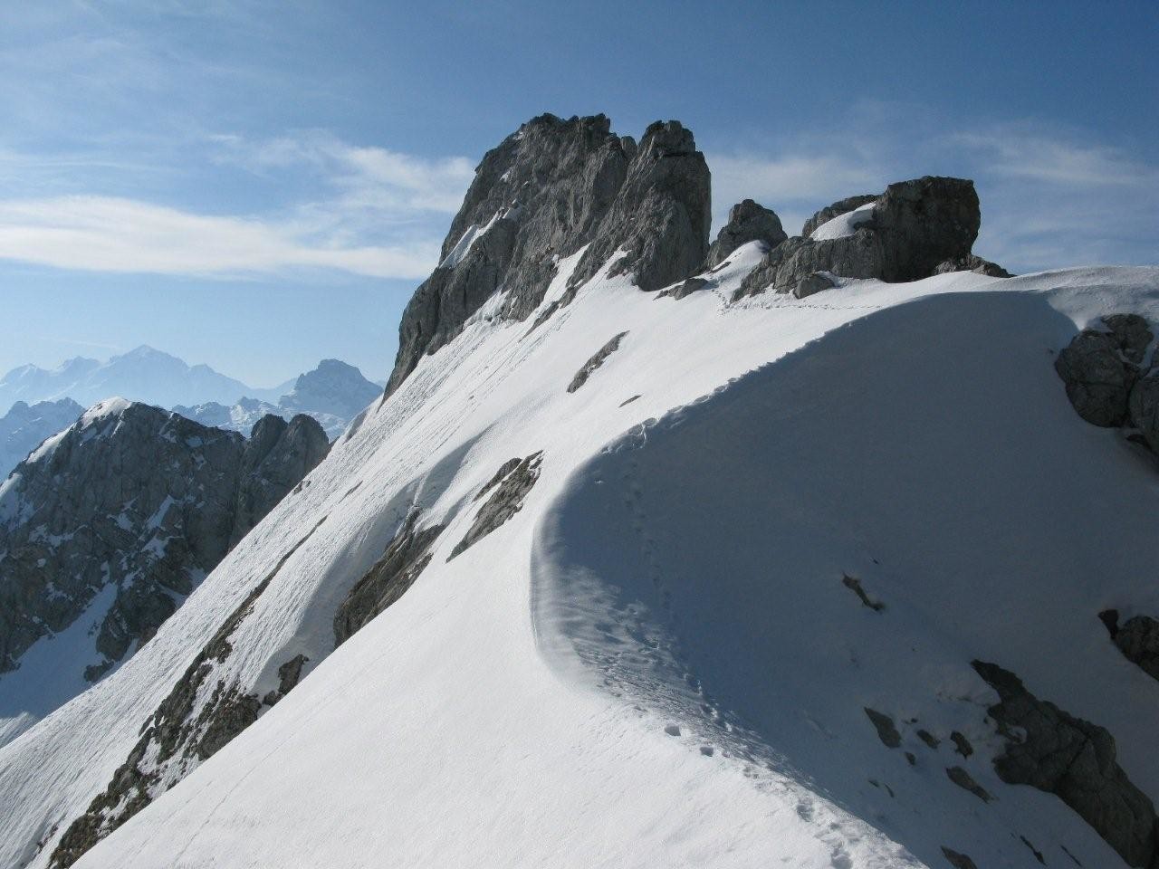 Sous la Pointe du Midi ...