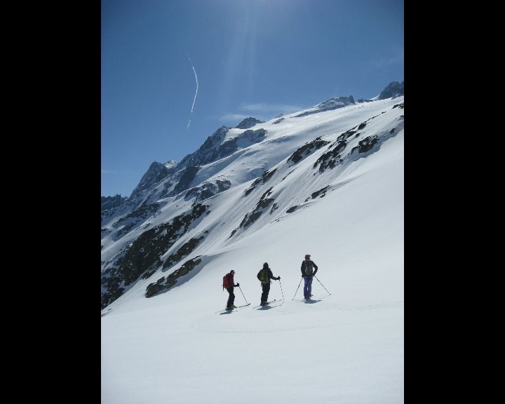 Descente du versant Est des Grandes Otannes