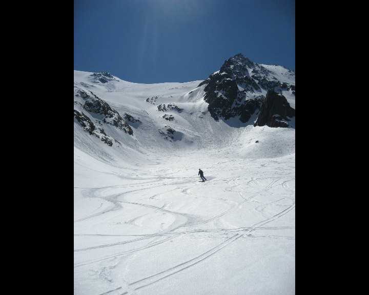Descente du vallon des Grands