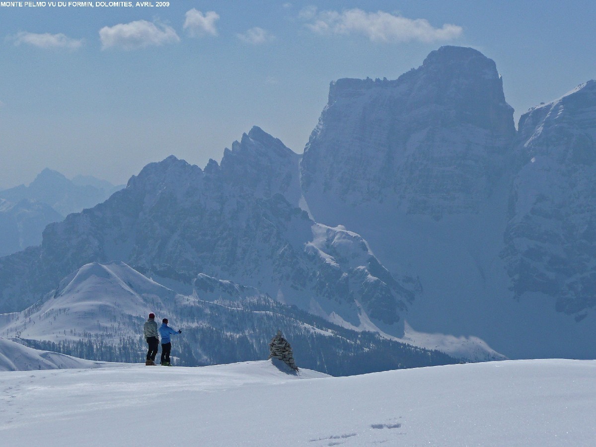 Monte Pelmo vu du sommet du Formin (Cortina)