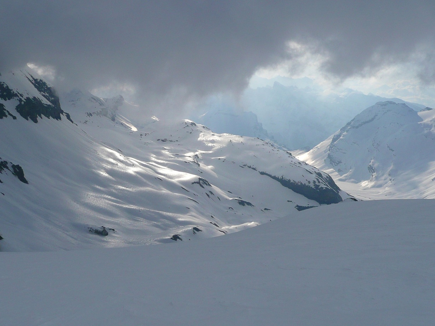 Vue pendant la montée