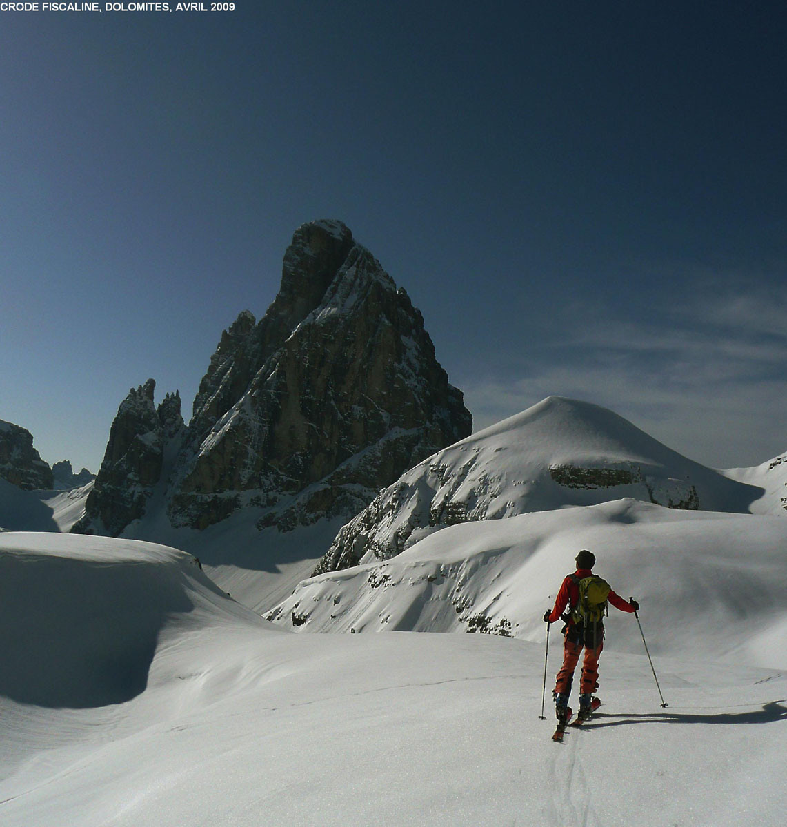 Zwölferkofel (Dolomites de Sesto), en montant vers les Crode Fiscaline