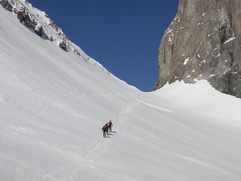 arrivée au col de la Grande Casse