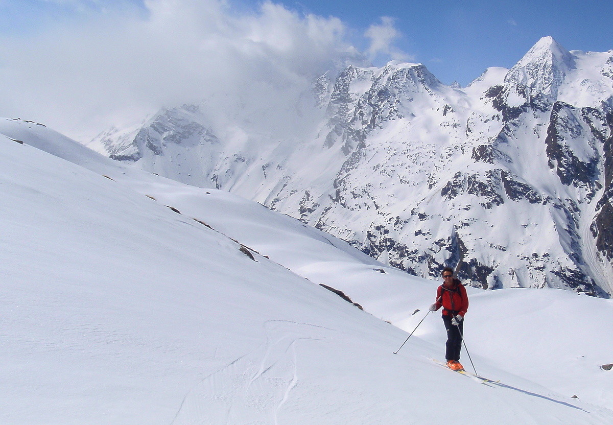 parrain, descent face sud