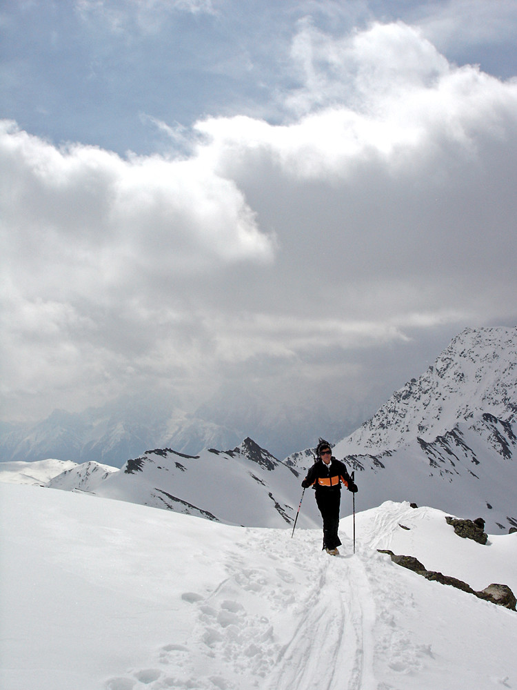 sulla cresta SE del Piz da las Clavigliadas