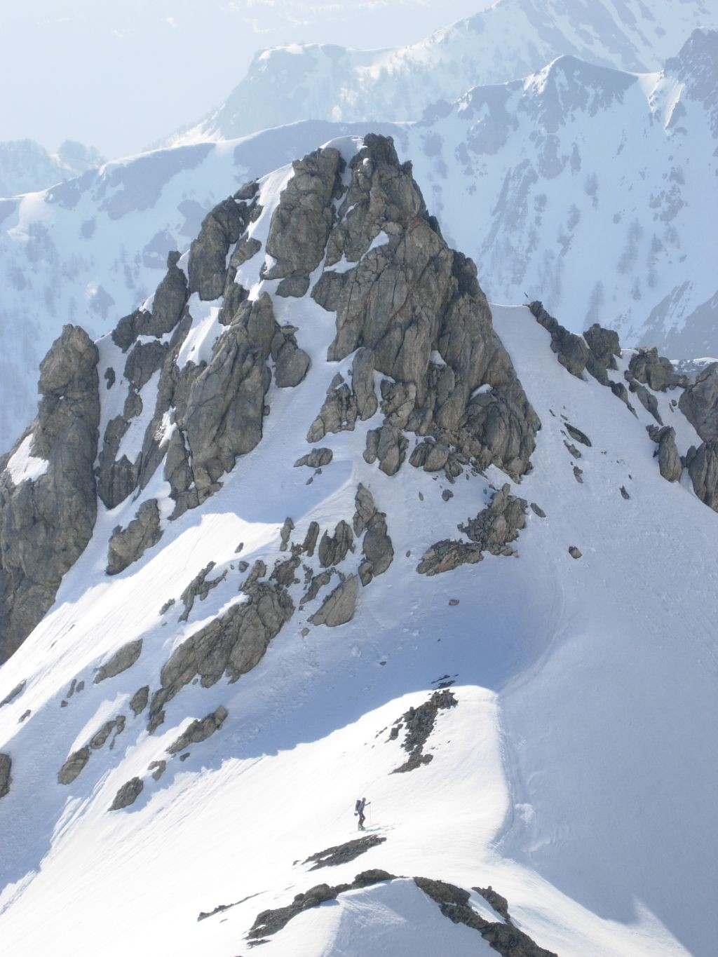 Pice Béal Traversier : en montant au col Clapouse