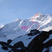 Mont de la Gouille, face Nord