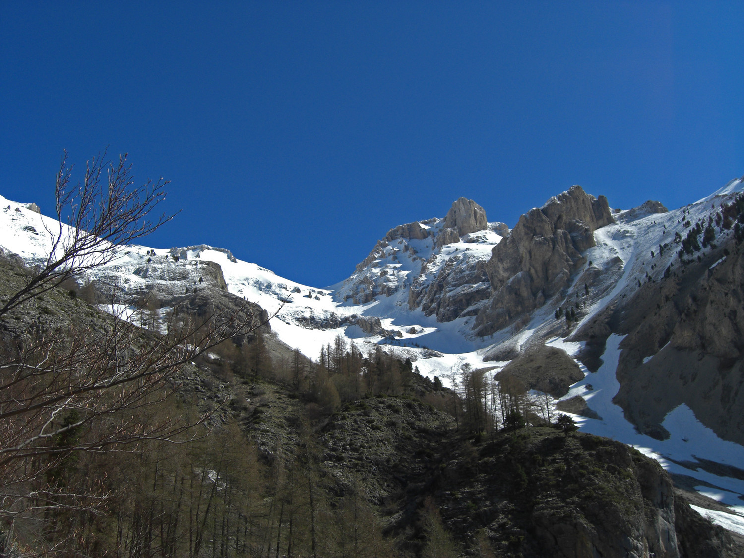 Vue sur la combe d'Aurouze