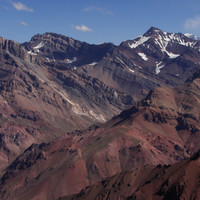 Piramidal y Quebrada del Potrero Escondido desde el Cienaga