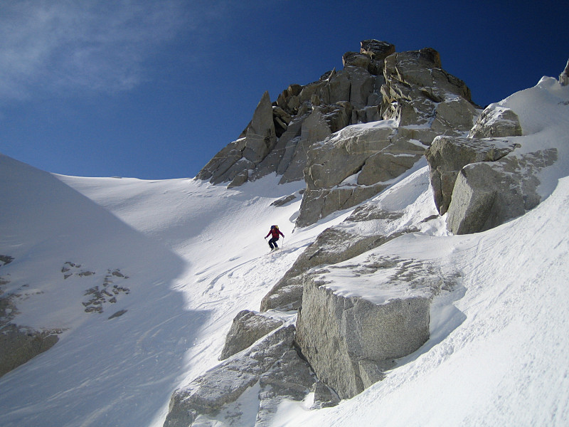 Sortie de la rampe au couloir Copt