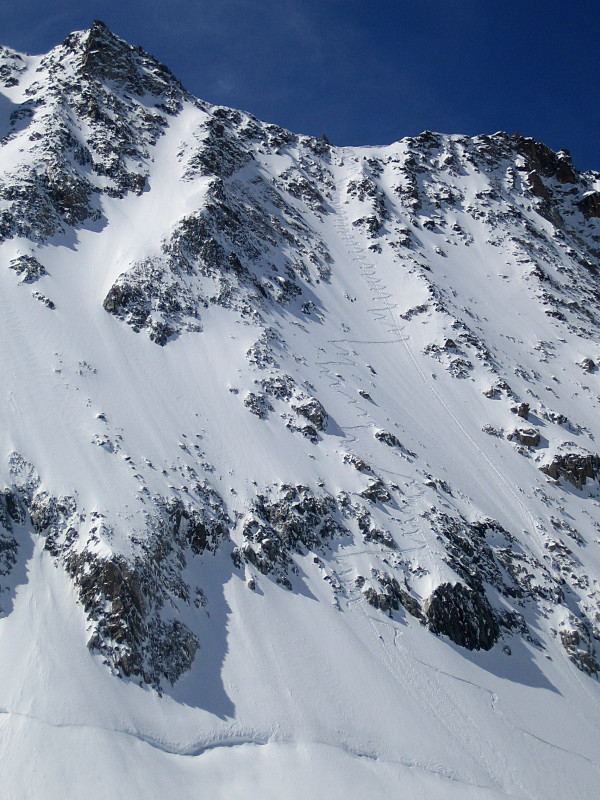 Col du Tour Noir : face NE