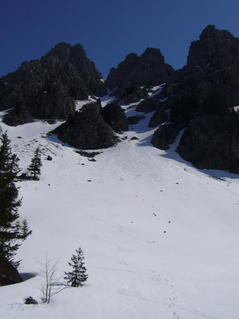 Descente couloir Petetoz