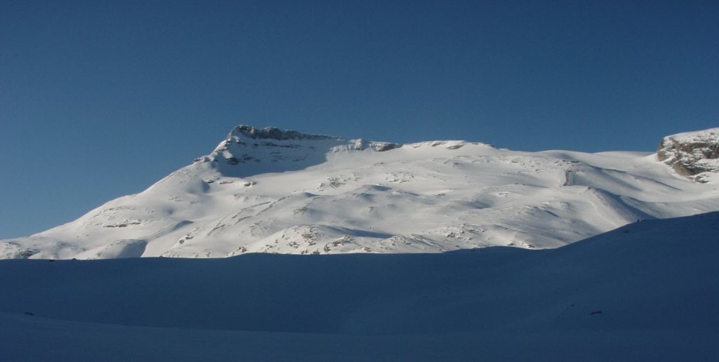 Rochers du Génépy vus depuis la montée de la Grande Casse