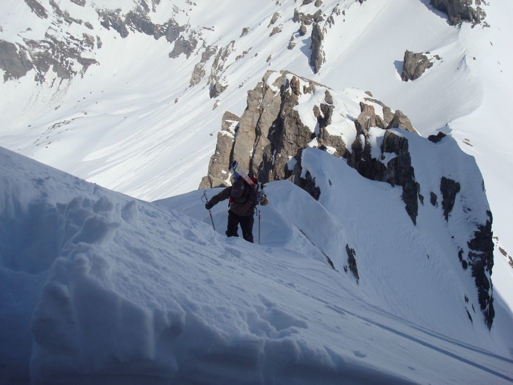 Début arête