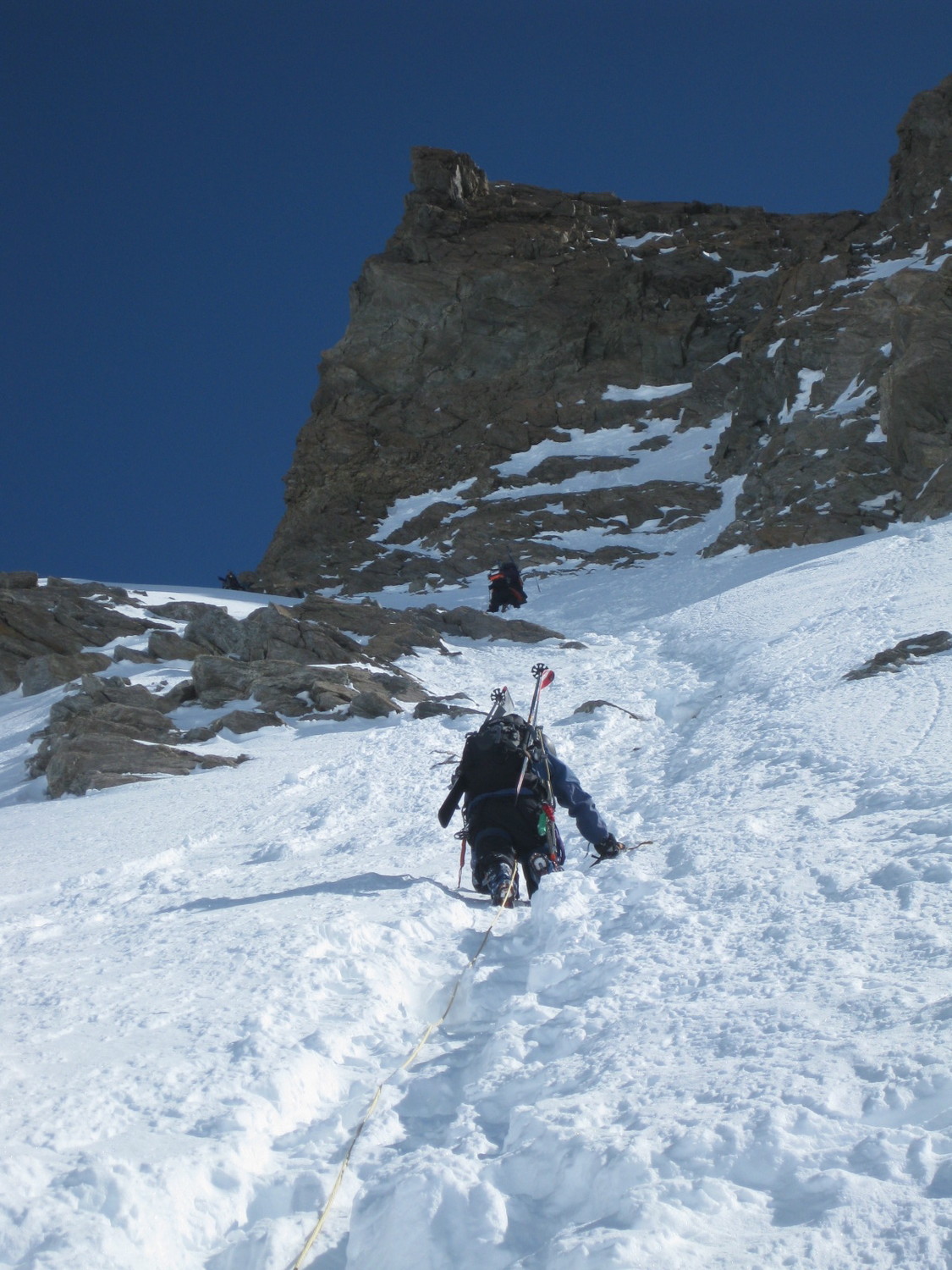 Montée vers le col...