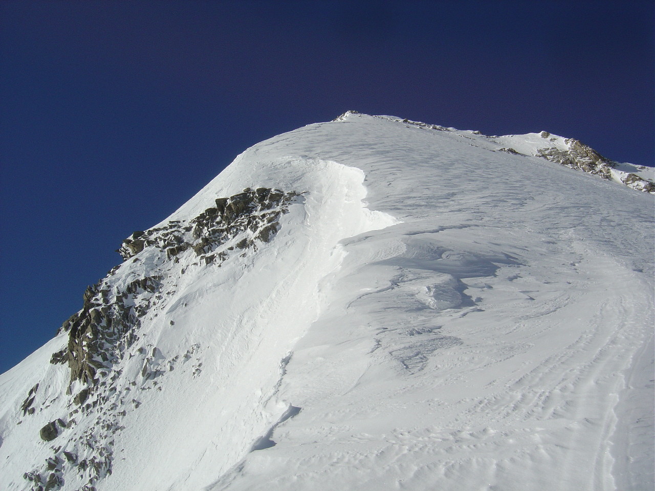 La partie finale en bordure de la face N