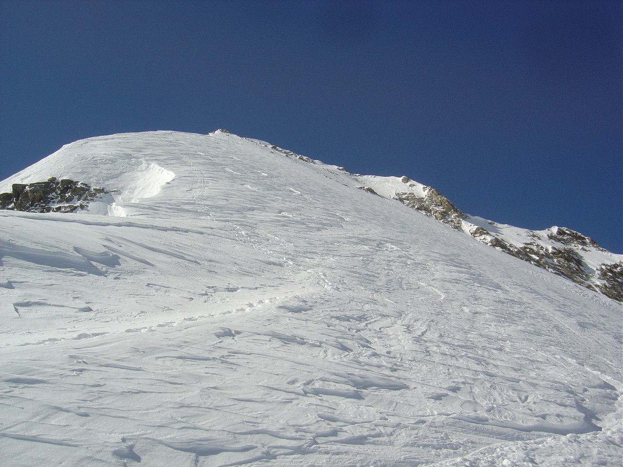 Le haut de la face N
