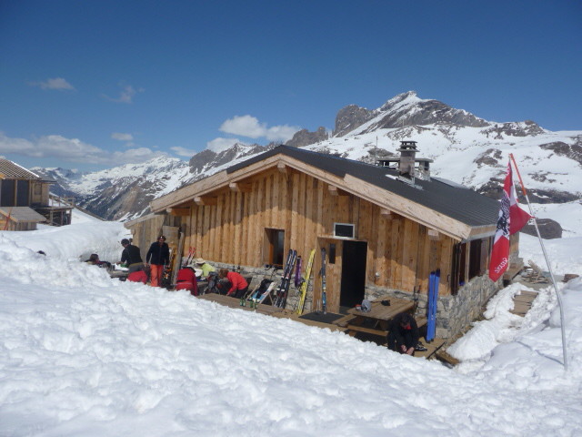 Passage au refuge du Grand Plan