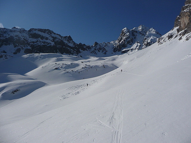 remontée vers le col du rateau