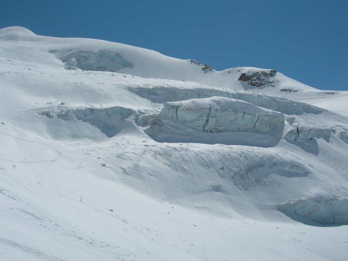 Les séracs du glacier de Laveciau