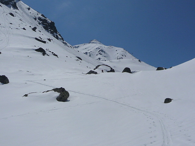 remontée au col du vallon