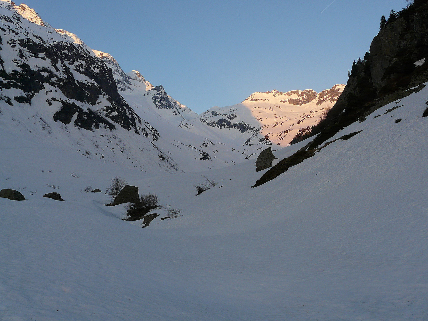 Vallon de Bérard au petit jour