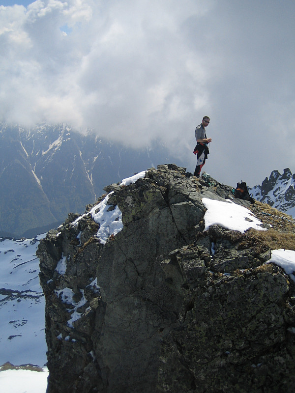 Sommet en gneiss massif