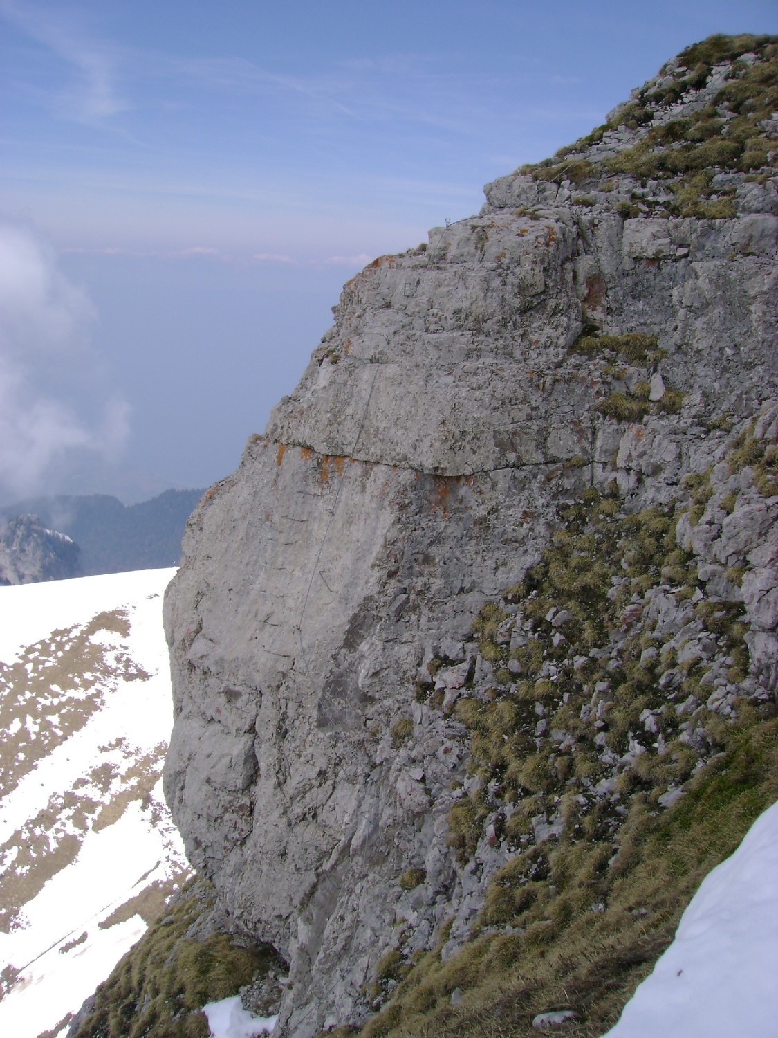 Tour d'Aï: les derniers mètres de la Via Ferrata