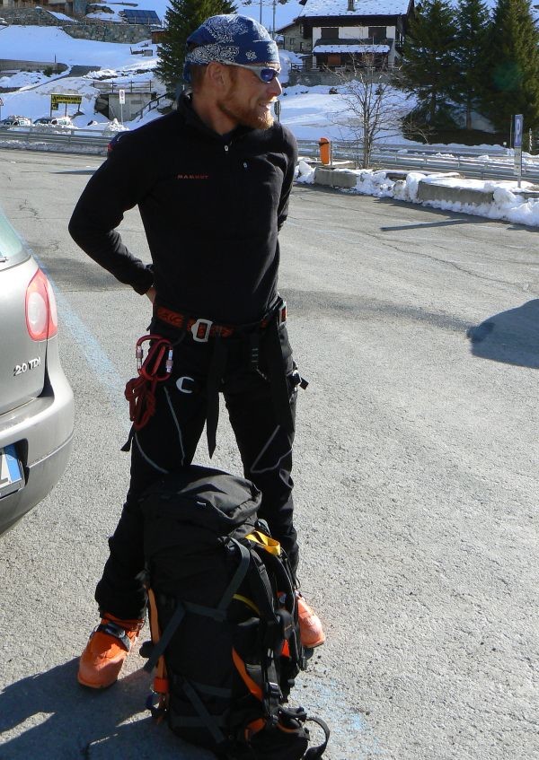 In partenza dal parcheggio di Gressoney-Staffal