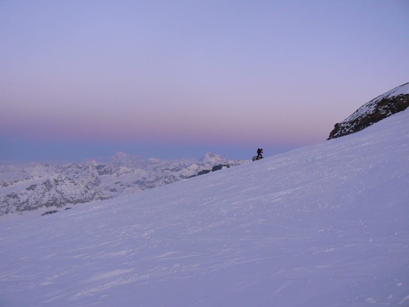 Si sale all'alba verso il Castore