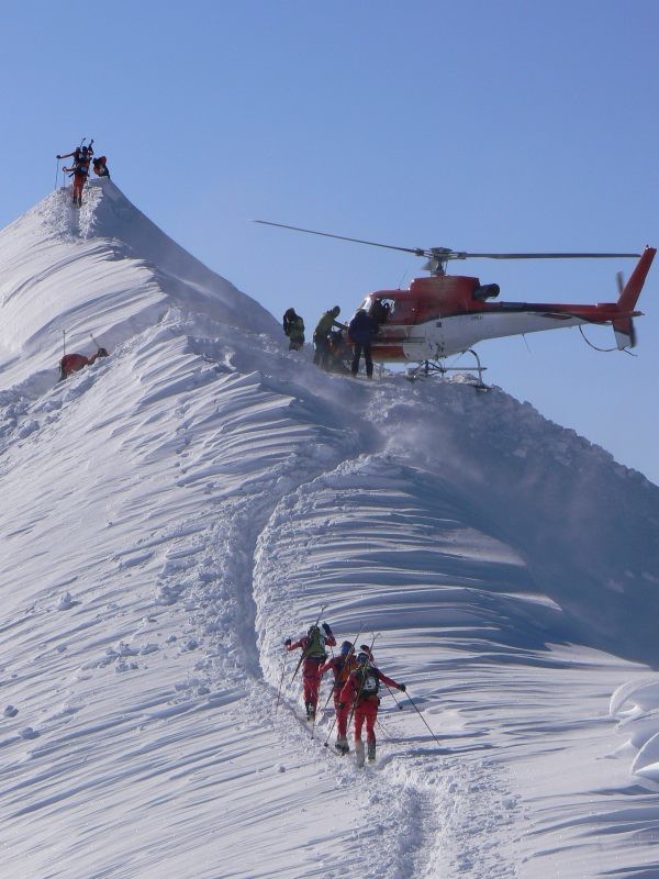 Saliscendi sulle creste che dal Castore portano al colle di Felik