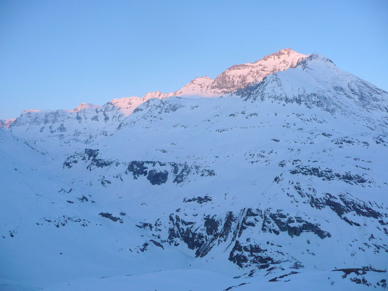 Lever de soleil sur le Charbonel