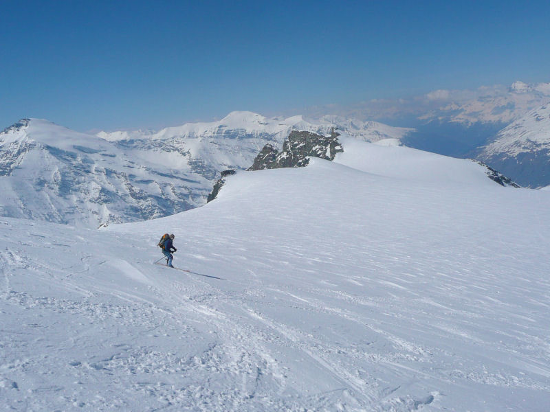 Début de descente