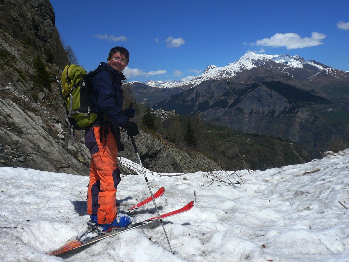 Rochail : dernière langue skiable au dessus de Villard Notre Dame