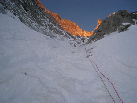 Début des pentes de neige