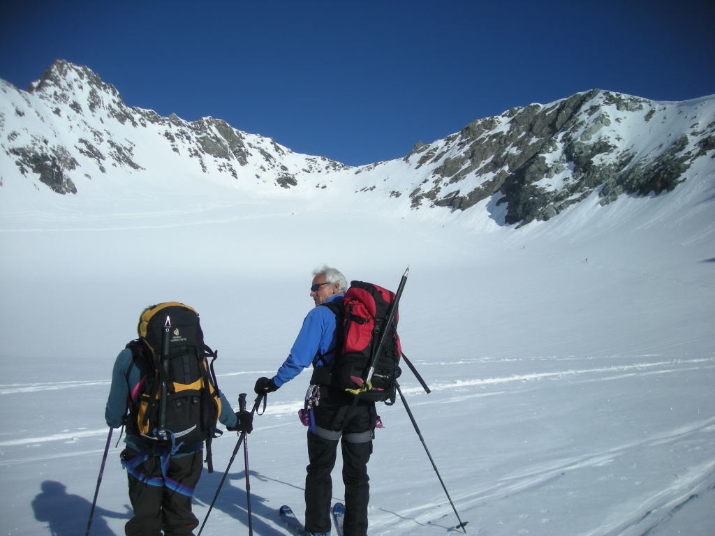 Martine et Patrick devant le Col