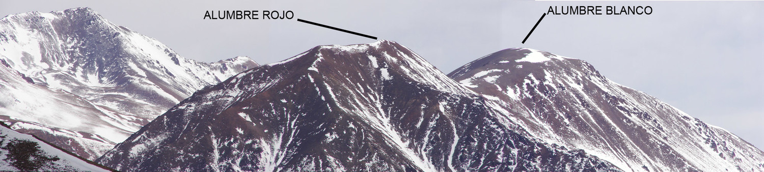 Cerro Alumbre visto desde el Médanos