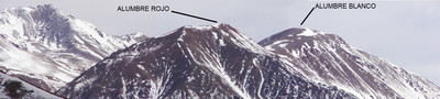 Cerro Alumbre visto desde el Médanos Cerro Alumbre visto desde el Médanos