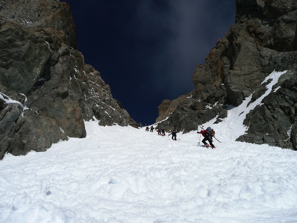 Montée au Col de la Casse Déserte versant ESE