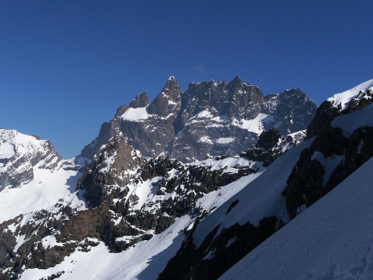 La Meije vue de la Casse Déserte