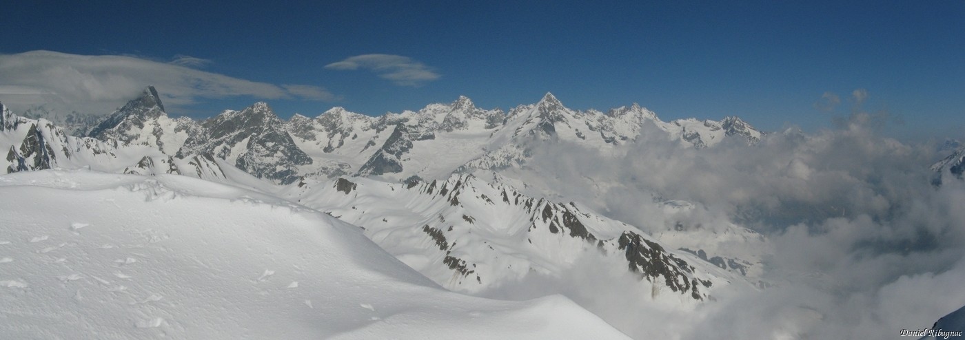 Depuis le Mont Fourchon : panorama sur la France